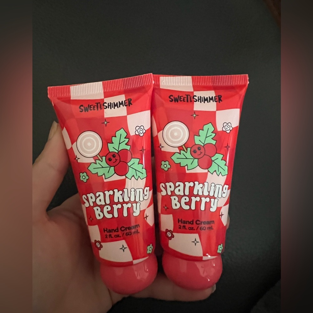 2*sweet shimmer hand cream sparkling berry 1.7oz New Sealed